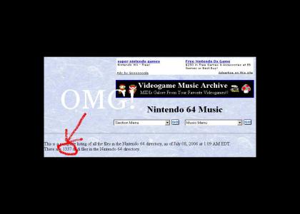 VGMusics Nintendo 64 is 1337