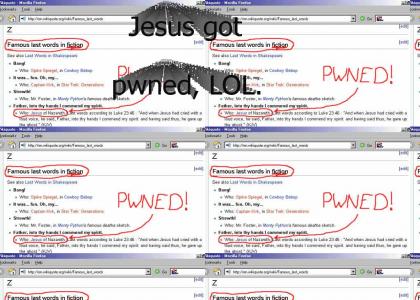Wikiquote pwns Jesus.