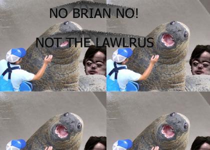 The Lawlrus is NOT having a wonderful time....no wonder why