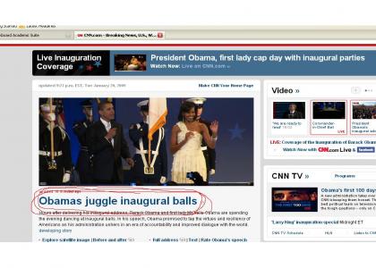 Obama Juggles Balls
