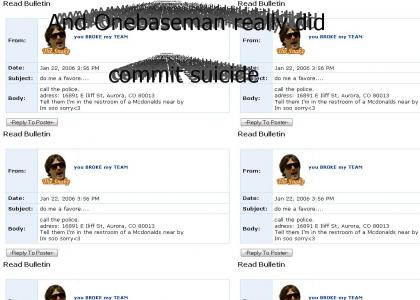 Onebaseman Myspace Suicide