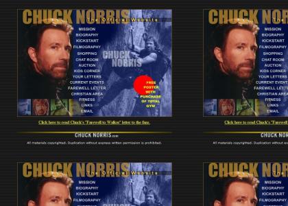 official chuck norris website