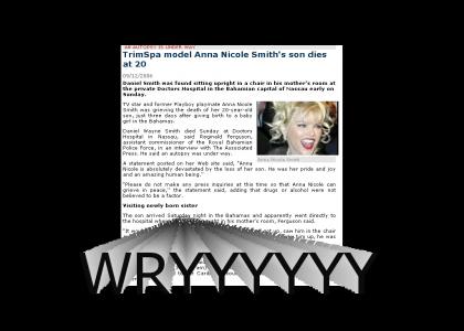 Anna Nicols Son Dies at 20