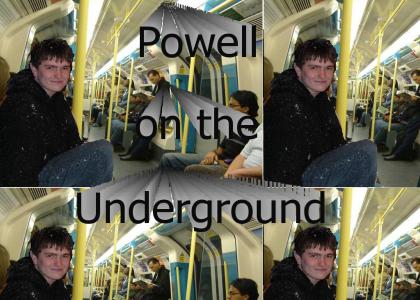 Powell on the subway