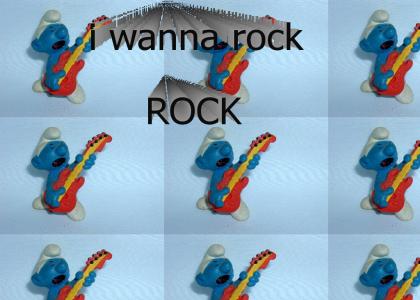 rock on little smurf