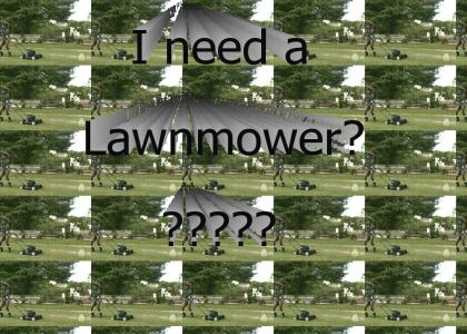 I need a lawnmower