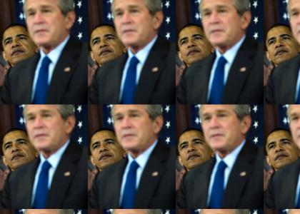 Obama disagrees with Bush