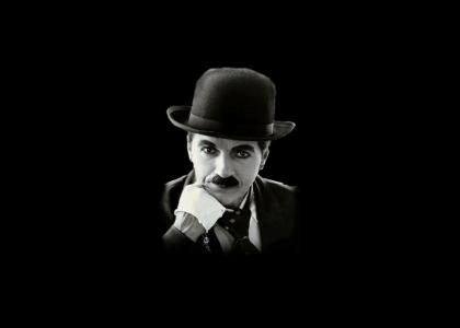 Charlie Chaplin Stares into your soul
