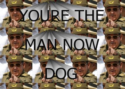 He's the man now, dog!