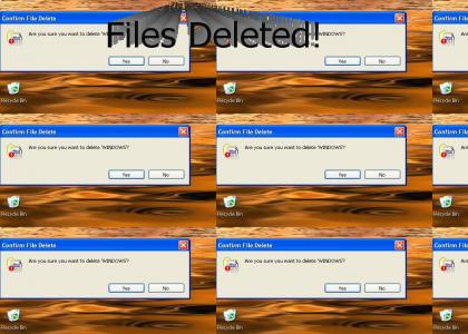 Files DELETED!