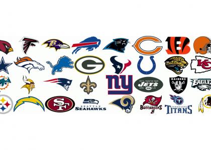 I say the NFL teams