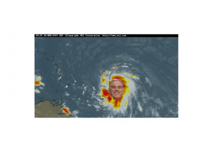 Hurricane Dean's projected path (v 3.2)