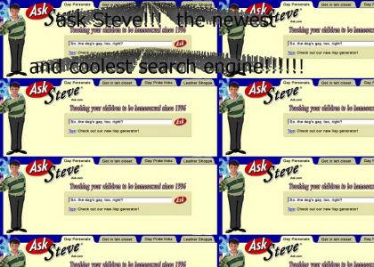 Ask Steve !! the new search engine