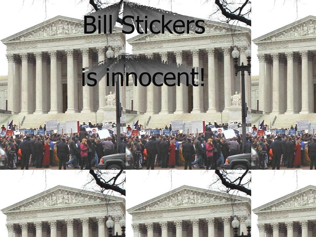 billstickersprotest