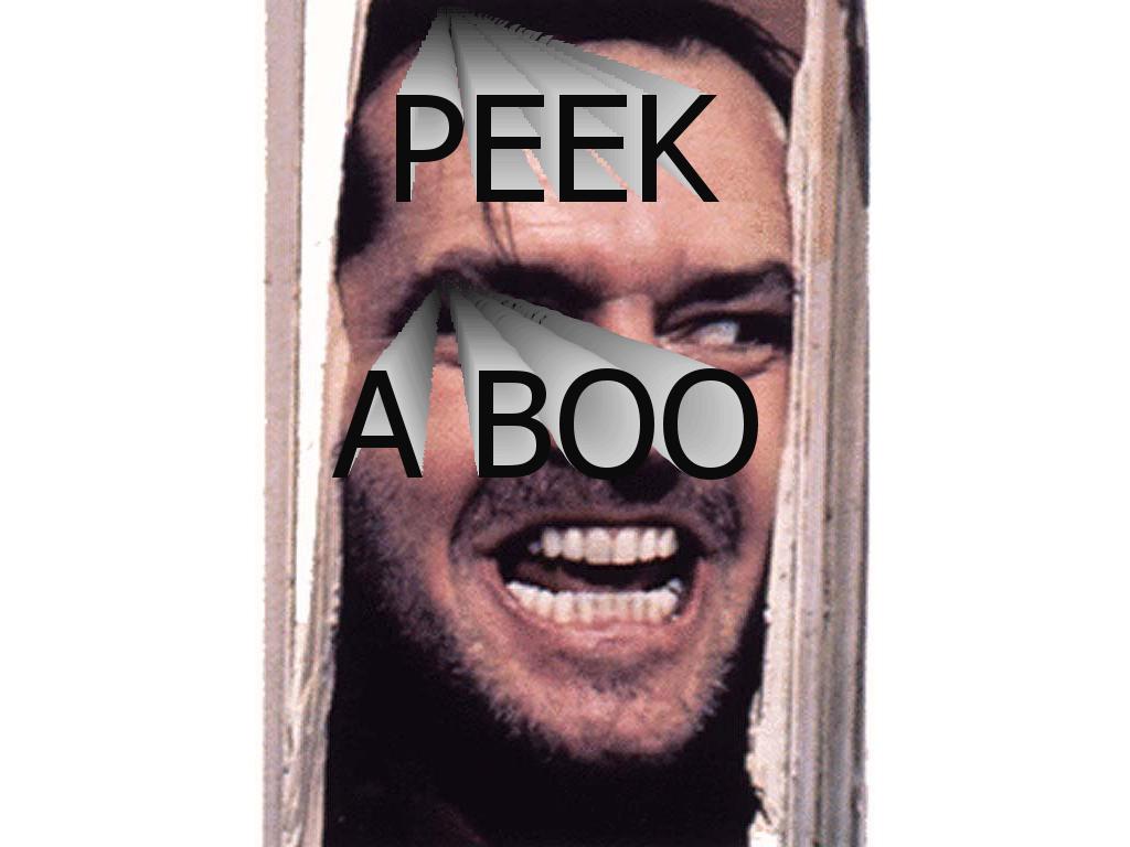 peek-a-boo