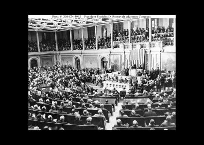 FDR Addresses Congress