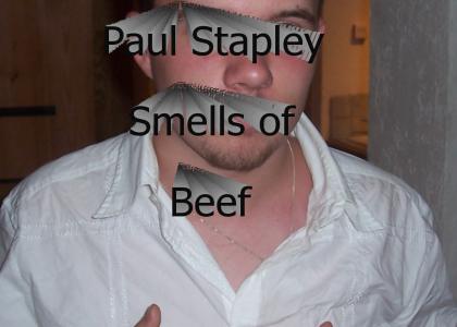 Paul Stapley smells of beef