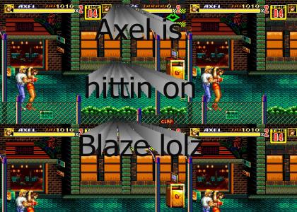 Axel hits on Blaze