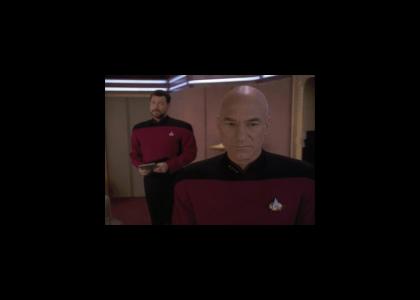 Picard dislikes the Blue Ball Machine