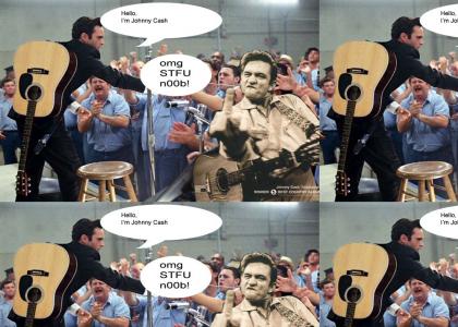 Johnny Cash is pissed