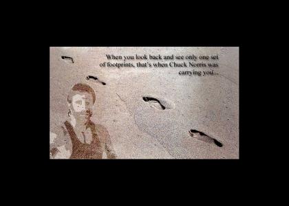 Chuck Norris Footprints