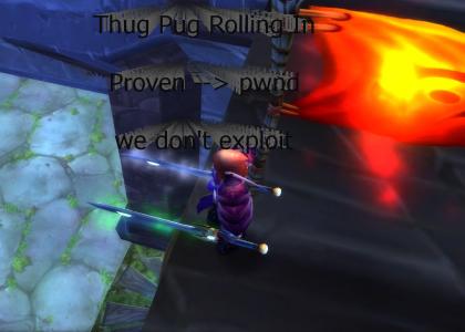 Thug Pug Rolling In