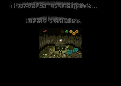 Link finds... Samus?!