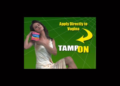TAMPon Apply Directly to the Vagina