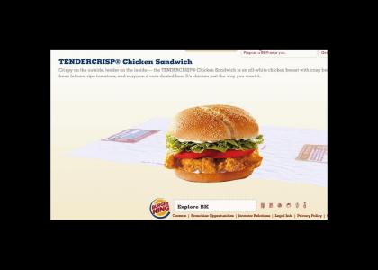 chicken gives burgerking.com a closer look