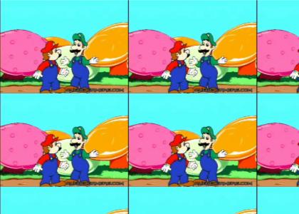 Luigi expects a lot from the princess!
