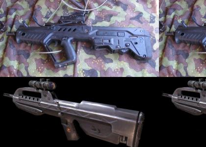 halo's battle rifle has a real world counterpart