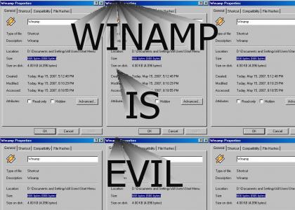 Winamp Is Evil.