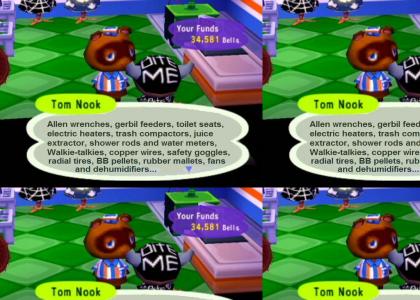 Tom Nook Sells EVERYTHING (Animal Crossing)
