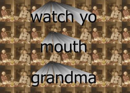 knock grandma out