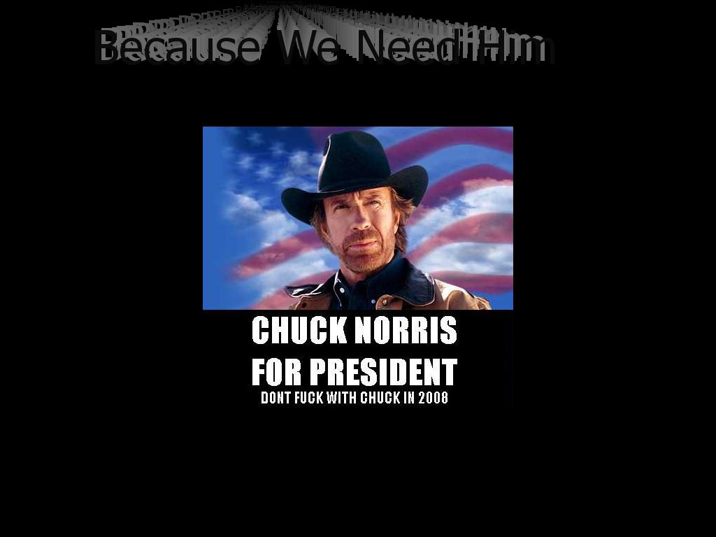 chuckforpresident