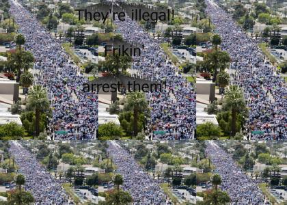 Immigration rights protest