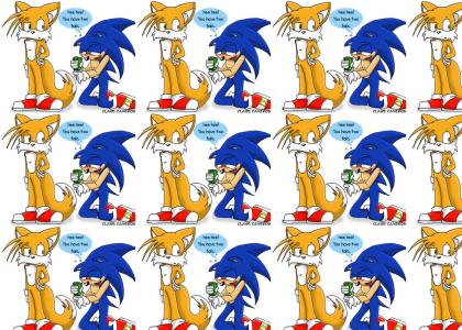 sonic is drunk