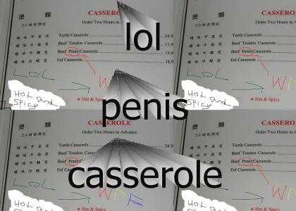 penis casserole