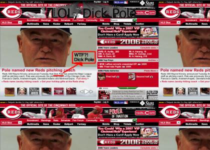 Reds Hire Dick Pole
