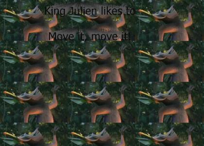 King Julien likes to move it, move it.