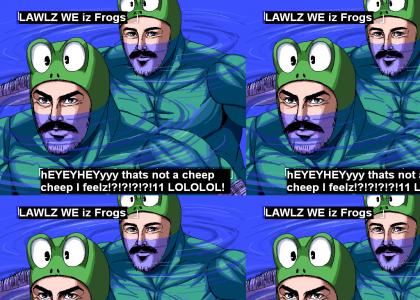 Mario and Luigi as Gay Frogs