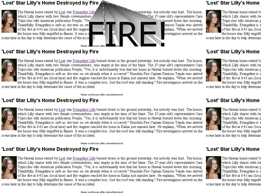 lillyhousefire