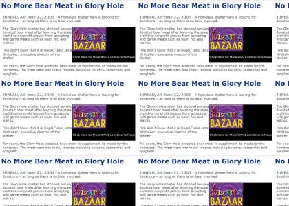 No Bear Meat In Glory Hole