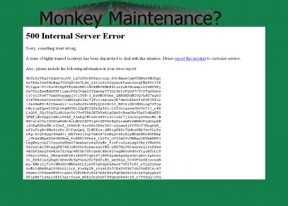 Monkey Maintenance