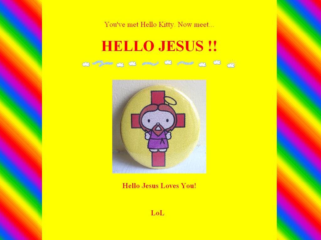 hellojesus