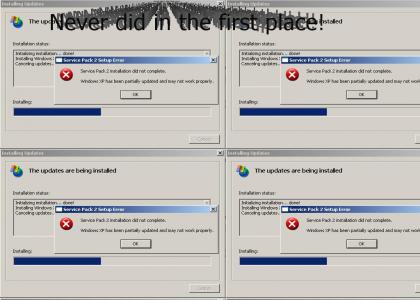 XP Fails at Updating