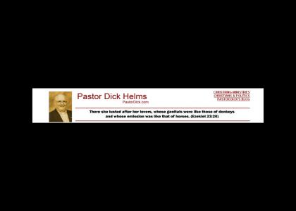Pastor Dick uses the Bible to accurately predict the Wants of Lustful Women