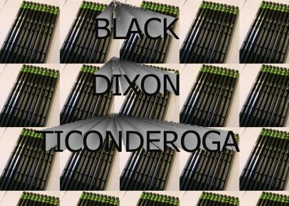 BLACK DIXON TICONDEROGA