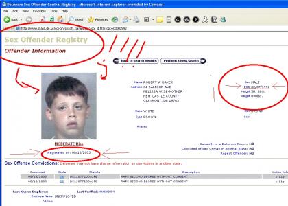 omg 11 year old registered offender