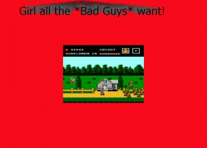 Girl all the "Bad Guys" want